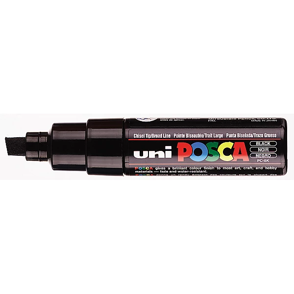 Uni Posca Verfmarker 8K - Zwart