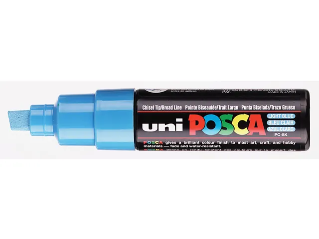 Uni Posca Verfmarker 8K - Licht Blauw