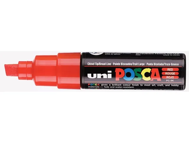 Uni Posca Verfmarker 8K - Rood