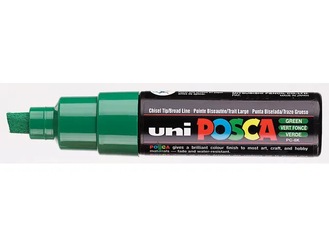 Uni Posca Verfmarker 8K - Groen
