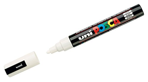 Uni Posca Verfmarker 5M - Wit
