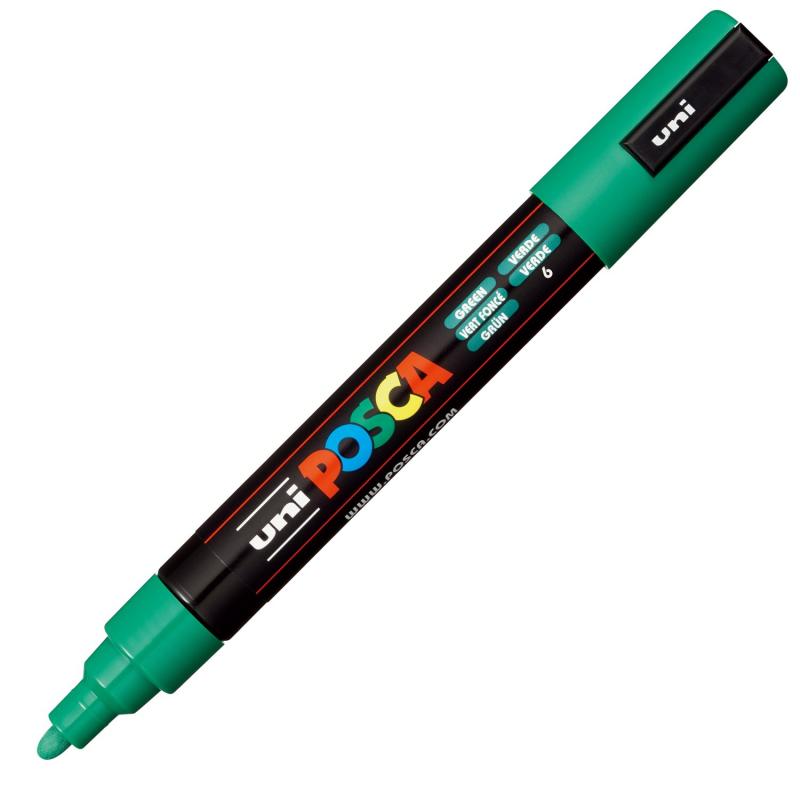Uni Posca Verfmarker 5M - Groen
