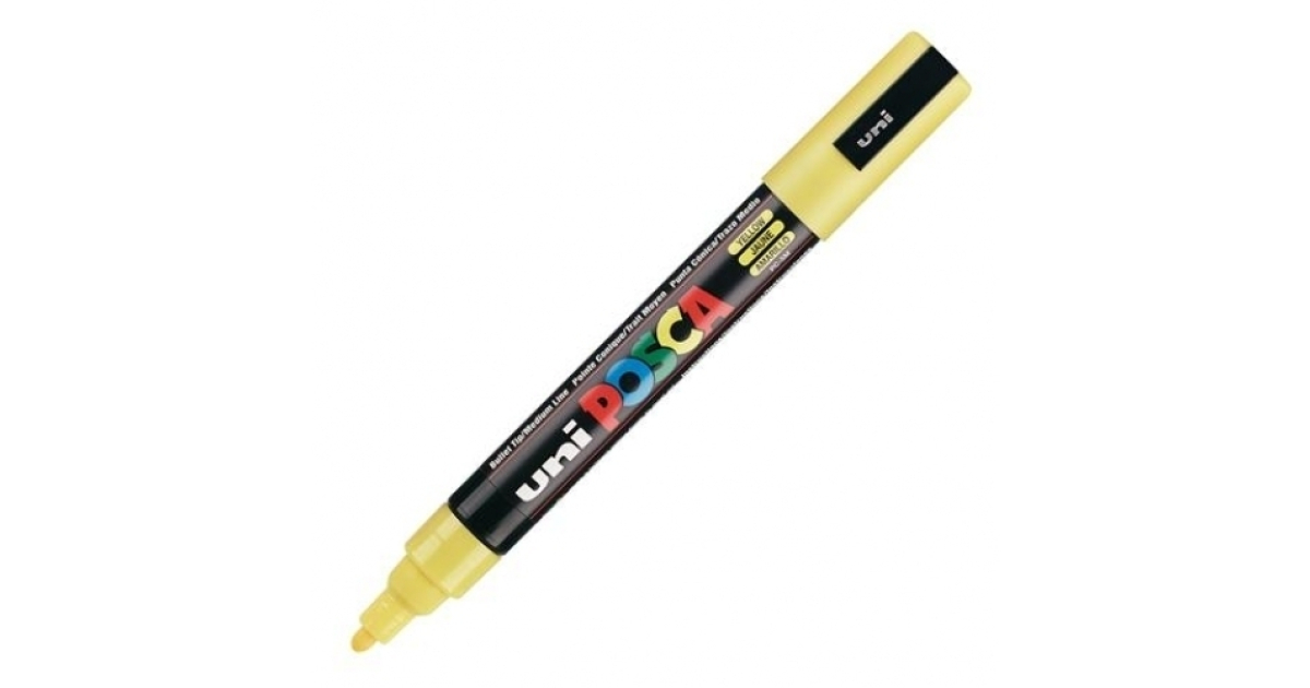 Uni Posca Verfmarker 5M - Geel