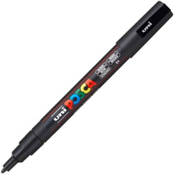 Uni Posca Verfmarker 3M - Zwart