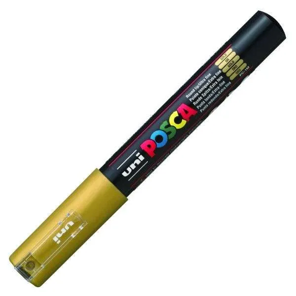 Uni Posca Verfmarker 1M - Goud