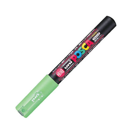 Uni Posca Verfmarker 1M - Licht Groen