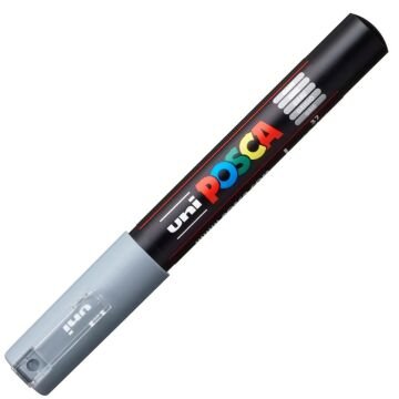 Uni Posca Verfmarker 1M - Grijs