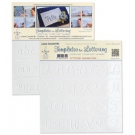 2 Templates for Handlettering Alphabet style 1, Upper case+ Lower case+Numbers