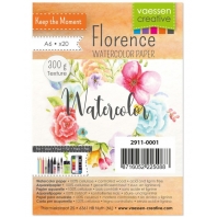 Florence - Aquarelpapier texture ivoor 300 gram A6 20 stuks 