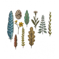 Sizzix Thinlits Die Set - 10 stuks Funky Nature