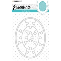 Studio Light Cutting Die oval Puzzle Essentials nr 386