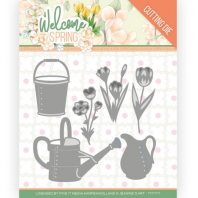 Welcome Spring - Jeanine's Art - Watering can and Bucket