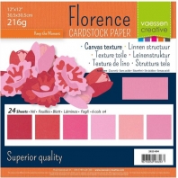 Florence Cardstock multipack 30,5x30,5cm Roze