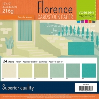 Florence Cardstock multipack 30,5x30,5cm Strand tinten