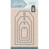 Card Deco Essentials - Label Dies Straight