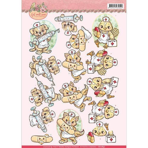 Get Well Soon - animal nurses