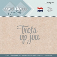 Card Deco Essentials Die - Trots op jou 
