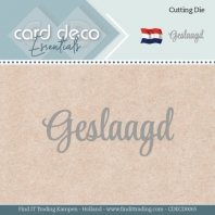 Card Deco Essentials Die - Geslaagd