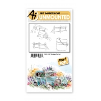 Art Impressions - WC Vintage Car set 5416