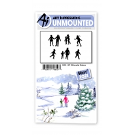 Art Impressions - WC Silhouette Skaters