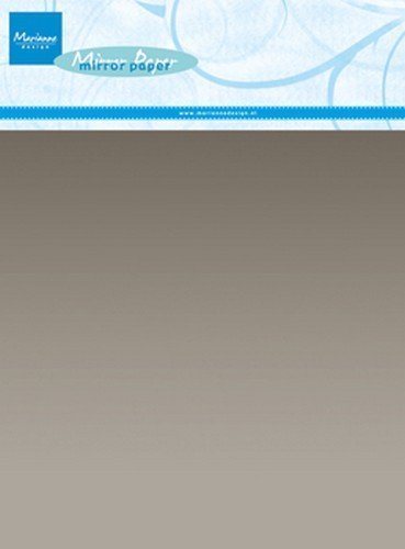 Decoration spiegelkarton zilver