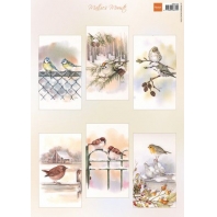 Marianne Design Decoupage Mattie's Mooiste - Slimline Vogels