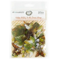 49 Market - Vintage Artistry In The Leaves Foliage