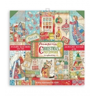 Stamperia - Christmas Patchwork 20,3x20,3cm