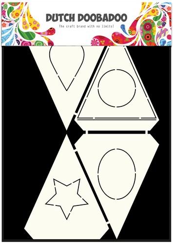 Card Art Stencil Shapes A4