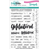 CarlijnDesign Stempels Gefeliciteerd 