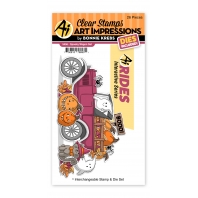 Art Impressions -  Spooky Wagon Set - 26 stuks