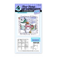 Art Impressions -  Snowy Window Set