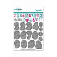 CarlijnDesign Snijmallen Outline Cijfers