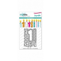 CarlijnDesign Snijmallen Kaarsjes cijfers 1