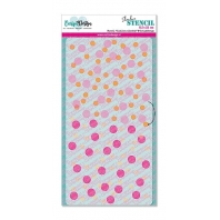 CarlijnDesign - stencil Slimline polkadots