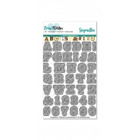 CarlijnDesign - snijmallen - Alfabet Chocoladeletters