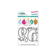 CarlijnDesign - snijmallen - Kaarsjes cijfer  6 & 9 