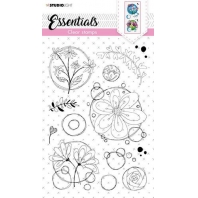 Studio Light Clear Stamp Flowers Essentials nr 118