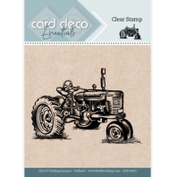 Card Deco - Clear Stamp - Tractor