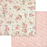 Stamperia - Little Roses & Scriptures - 30,5x30,5cm