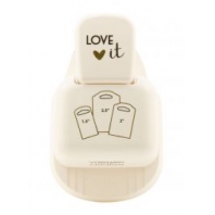 Vaessen Creative - Love it 3 in 1 hang-tag pons