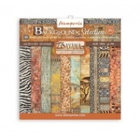 Stamperia - Savana -  Maxi Backgrounds Selection - 30,5x30,5cm