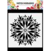 Dutch Doobadoo Mask Art Mandala vierkant 1