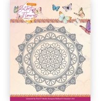 Jeanine's Art - Perfect Butterfly Flowers - Mandala Circle