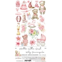 Craft O Clock - Hello Little Girl - 15x30,5cm