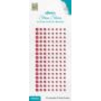 Nellie's Choice Rhinestone set 1 - Kerst rood