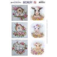 Scenery - Yvonne Creations  - Aquarella - Animal Square