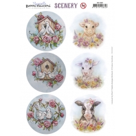 Scenery - Yvonne Creations  - Aquarella - Animal Circle