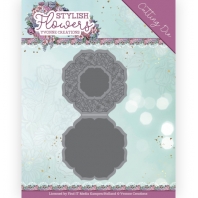 Yvonne Creations - Stylish Flowers - Octagon Flower Card