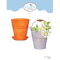 Elizabeth Craft Designs - Flower Pot / Bucket